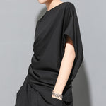 Irregular Loose Bat Sleeve T-shirt