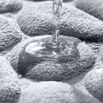 Cobblestone Embossed Bathroom Mat