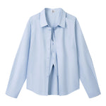Fake Two-piece Loose Lapel Shirt
