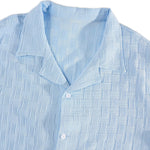 KZZ Men's Textured Two-Piece Set