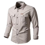 Men's Utility Pocket Long Sleeve Shirt