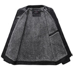 Carrington Leather Stand Collar Jacket