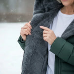 Women's Quilted Fleece Lined Winter Jacket