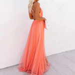 Jessica | Coral Light Long Dress