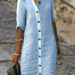 Avera | Breezy Comfort Shirt Dress