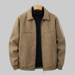 Gael Suede Bomber Jacket