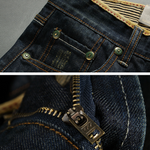 Ridge Distressed Denim Shorts