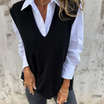 Joséphine | Pull sans manches en maille confortable
