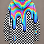 Vivienne Rainbow Checkered Hooded Jacket