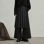 Detachable Samurai Wide Leg Pleated Culottes
