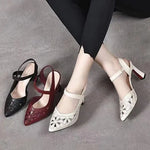 Women’s Soft-Leather-Look Comfort Arch Support Heels