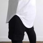 Loose Solid Color Crew Neck Thin T-shirt