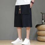 Thin Loose-fitting Straight-leg Casual Shorts