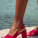 BONNIE | Block Heel Crossover Sandals