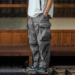 Japanese Three-proof Quick-drying Detachable Pockets Loose Trousers