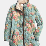 Mafalda | Giacca Trapuntata Rose Celadon