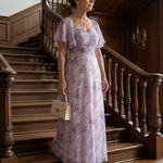 Vaelis | Robe Midi à Manches Papillon