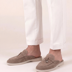 Mediterraneo | Mocassino Aperto Camoscio — Beige