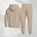KZZ Men's Goat 23 Pattern Print Hoodie and Drawstring Sweatpants Set