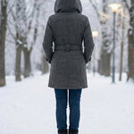 Zelinda | Cappotto in Lana a Quadri