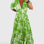 Minelda | Robe Maxi Florale Évasée