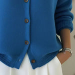 Velia | Cardigan con Collo a Camicia