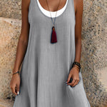 Carla | Two-piece sleeveless dress, loose and casual style