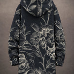 Rosalie Botanical Sketch Hooded Jacket