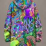 Marina Whimsical Ocean Art Hooded Jacket
