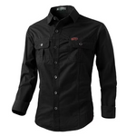 Men's Utility Pocket Long Sleeve Shirt