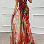 Mia™ | Vibrant Draped Dress