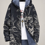Rosalie Botanical Sketch Hooded Jacket