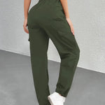 Women’s Straight-Leg Multi-Pocket Cargo Trousers