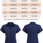 Zeagoo Women's Blouse Short Sleeve Shirts (DE Only)