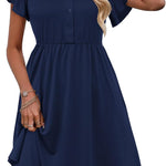 Zeagoo Summer Dress Women's Short Sleeve Dresses (DE Only)