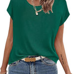 Zeagoo Short Sleeve Sweater Knit Going Out Sweater Tops
