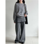 Two-piece Flared Casual Pants
