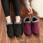 Women's Plush-Lined Winter Ankle Boots
