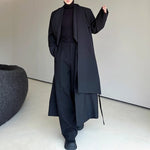 Long Scarf Collar Trench Coat