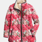 Cristina | Giacca Trapuntata Rose Polverose