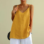 Solid Color Casual Sleeveless Tank Top