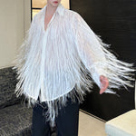 Summer Loose Tassel Stage Party Casual Shirt