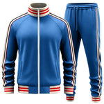 KZZ Men's Fall Fashion Set - Lightweight Loose-Fit Casual Stand Collar Sportswear