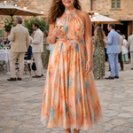 Elin | Soft Halter Midi Dress