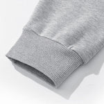 KZZ Autumn & Winter Lazy Set Fleece Hoodie + Straight-Leg Sweatpants