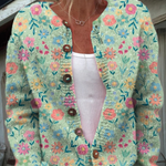Delfina | Cardigan Floreale Pastello