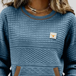 Noelle™ | Crew Neck Colorblock Sweatshirt