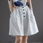 Livia Button Shorts