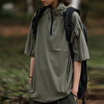Half-zip Quick-drying Casual T-shirt