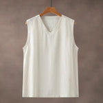Loose Linen Sleeveless Vest